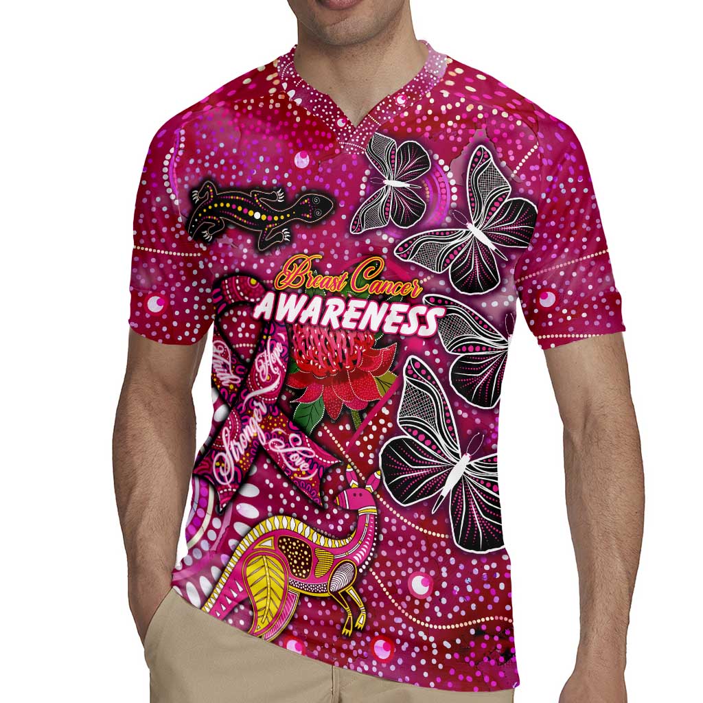 Breast Cancer Awareness Aboriginal Rugby Jersey Australian Pink Out
