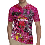 Breast Cancer Awareness Aboriginal Rugby Jersey Australian Pink Out