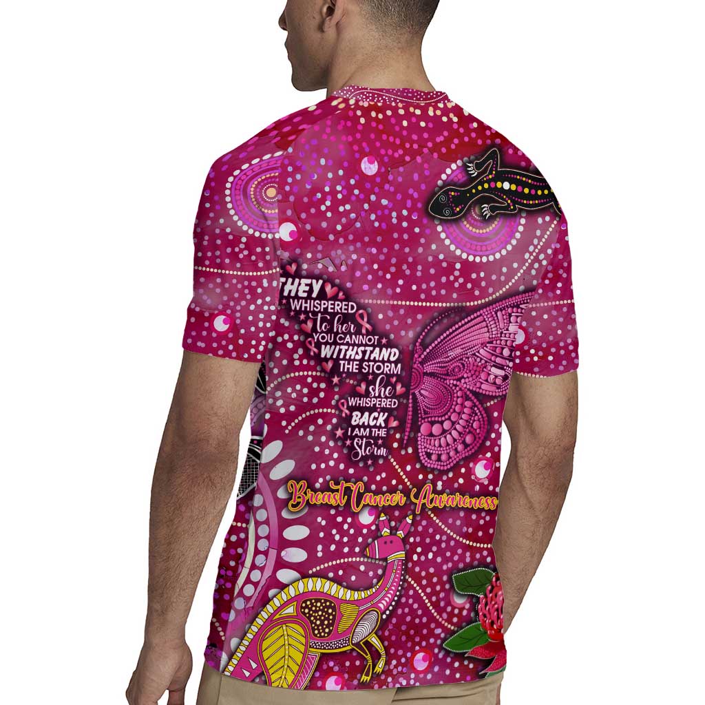 Breast Cancer Awareness Aboriginal Rugby Jersey Australian Pink Out