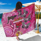 Breast Cancer Awareness Aboriginal Sarong Australian Pink Out