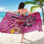 Breast Cancer Awareness Aboriginal Sarong Australian Pink Out