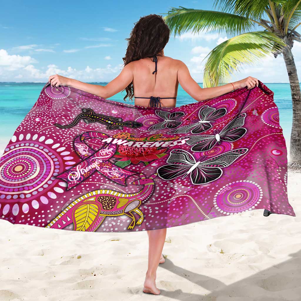 Breast Cancer Awareness Aboriginal Sarong Australian Pink Out