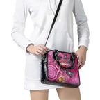 Breast Cancer Awareness Aboriginal Shoulder Handbag Australian Pink Out