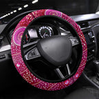 Breast Cancer Awareness Aboriginal Steering Wheel Cover Australian Pink Out