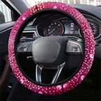 Breast Cancer Awareness Aboriginal Steering Wheel Cover Australian Pink Out