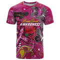 Breast Cancer Awareness Aboriginal T Shirt Australian Pink Out