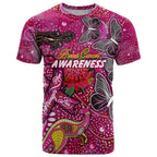 Breast Cancer Awareness Aboriginal T Shirt Australian Pink Out