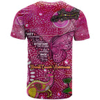 Breast Cancer Awareness Aboriginal T Shirt Australian Pink Out