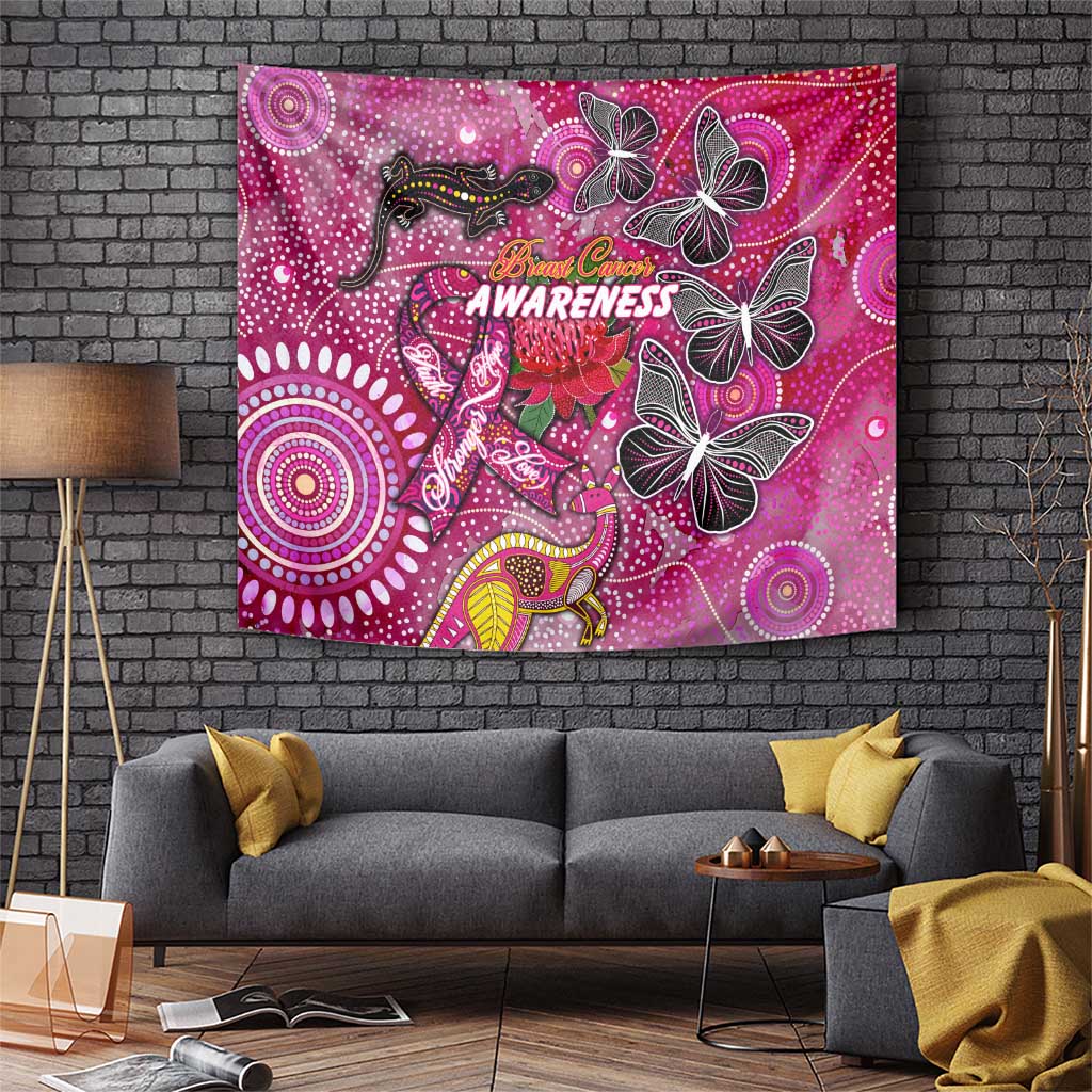 Breast Cancer Awareness Aboriginal Tapestry Australian Pink Out