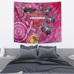 Breast Cancer Awareness Aboriginal Tapestry Australian Pink Out
