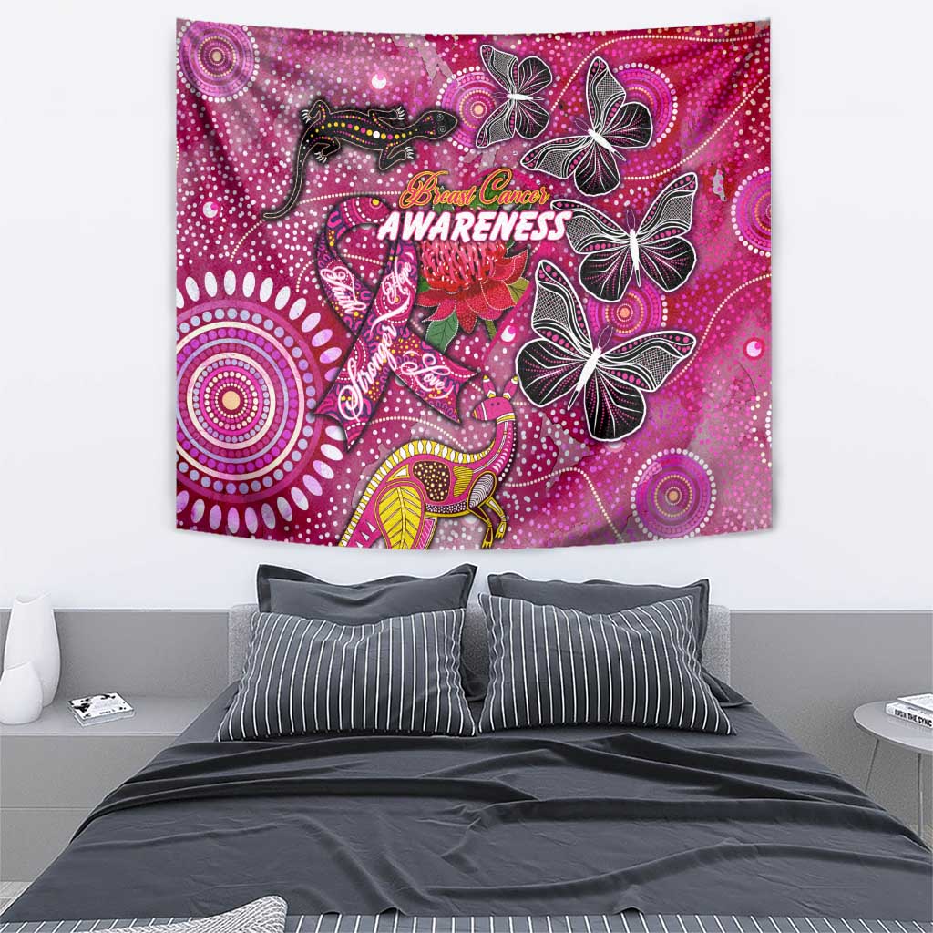 Breast Cancer Awareness Aboriginal Tapestry Australian Pink Out