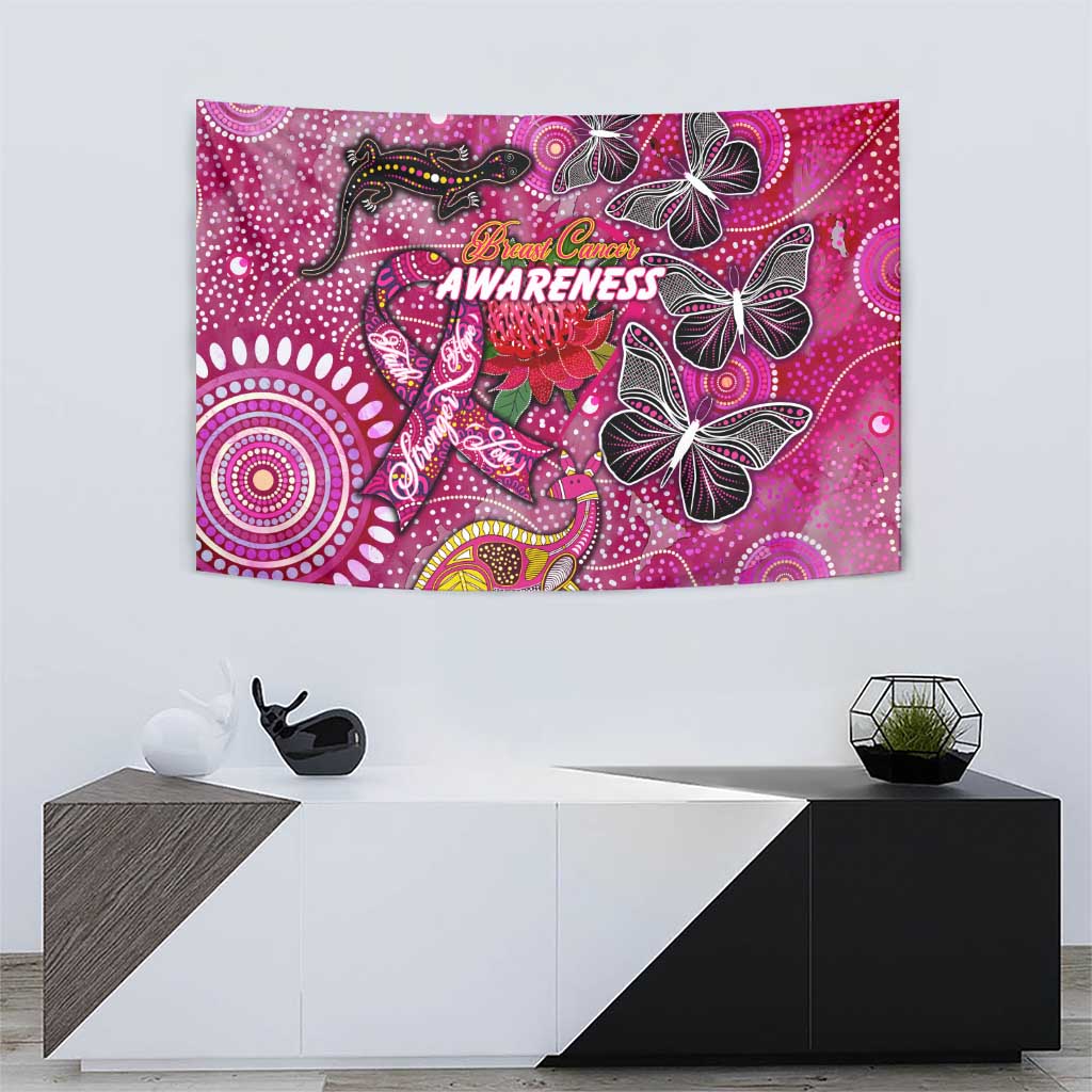 Breast Cancer Awareness Aboriginal Tapestry Australian Pink Out