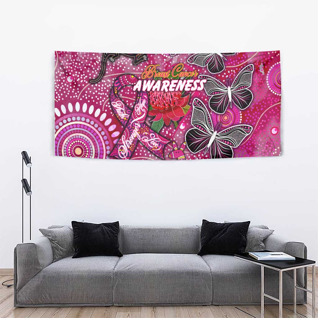 Breast Cancer Awareness Aboriginal Tapestry Australian Pink Out