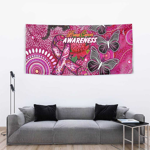 Breast Cancer Awareness Aboriginal Tapestry Australian Pink Out