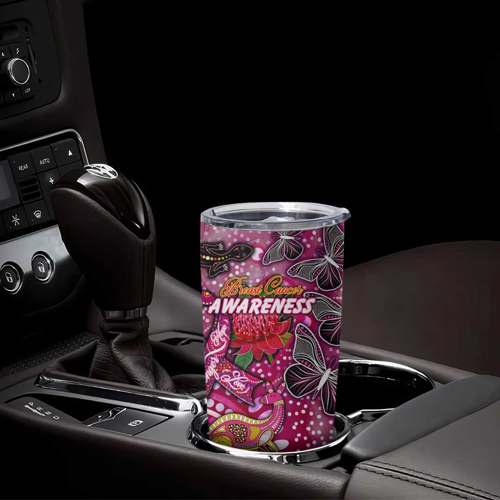 Breast Cancer Awareness Aboriginal Tumbler Cup Australian Pink Out