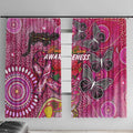 Breast Cancer Awareness Aboriginal Window Curtain Australian Pink Out