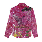 Breast Cancer Awareness Aboriginal Women Casual Shirt Australian Pink Out
