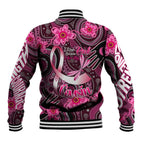 Breast Cancer Australian Aboriginal Baseball Jacket I Wear Pink Because I Love My Cousin