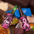 Breast Cancer Australian Aboriginal 4 in 1 Can Cooler Tumbler I Wear Pink Because I Love My Cousin