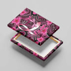 Breast Cancer Australian Aboriginal Canvas Wall Art I Wear Pink Because I Love My Cousin