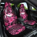 Breast Cancer Australian Aboriginal Car Seat Cover I Wear Pink Because I Love My Cousin