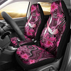 Breast Cancer Australian Aboriginal Car Seat Cover I Wear Pink Because I Love My Cousin