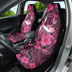 Breast Cancer Australian Aboriginal Car Seat Cover I Wear Pink Because I Love My Cousin