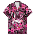 Breast Cancer Australian Aboriginal Family Matching Mermaid Dress and Hawaiian Shirt I Wear Pink Because I Love My Cousin