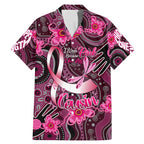 Breast Cancer Australian Aboriginal Family Matching Mermaid Dress and Hawaiian Shirt I Wear Pink Because I Love My Cousin