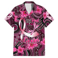 Breast Cancer Australian Aboriginal Family Matching Tank Maxi Dress and Hawaiian Shirt I Wear Pink Because I Love My Cousin