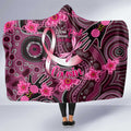 Breast Cancer Australian Aboriginal Hooded Blanket I Wear Pink Because I Love My Cousin