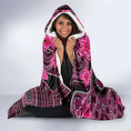 Breast Cancer Australian Aboriginal Hooded Blanket I Wear Pink Because I Love My Cousin