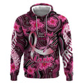 Breast Cancer Australian Aboriginal Hoodie I Wear Pink Because I Love My Cousin