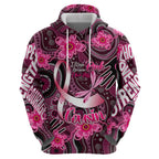 Breast Cancer Australian Aboriginal Hoodie I Wear Pink Because I Love My Cousin