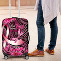 Breast Cancer Australian Aboriginal Luggage Cover I Wear Pink Because I Love My Cousin