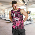 Breast Cancer Australian Aboriginal Men Tank Top I Wear Pink Because I Love My Cousin