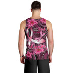 Breast Cancer Australian Aboriginal Men Tank Top I Wear Pink Because I Love My Cousin