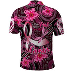 Breast Cancer Australian Aboriginal Polo Shirt I Wear Pink Because I Love My Cousin