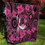 Breast Cancer Australian Aboriginal Quilt I Wear Pink Because I Love My Cousin