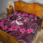 Breast Cancer Australian Aboriginal Quilt I Wear Pink Because I Love My Cousin
