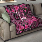 Breast Cancer Australian Aboriginal Quilt I Wear Pink Because I Love My Cousin