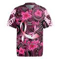 Breast Cancer Australian Aboriginal Rugby Jersey I Wear Pink Because I Love My Cousin