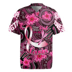 Breast Cancer Australian Aboriginal Rugby Jersey I Wear Pink Because I Love My Cousin
