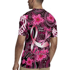 Breast Cancer Australian Aboriginal Rugby Jersey I Wear Pink Because I Love My Cousin