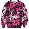 Breast Cancer Australian Aboriginal Sweatshirt I Wear Pink Because I Love My Cousin