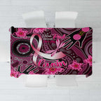 Breast Cancer Australian Aboriginal Tablecloth I Wear Pink Because I Love My Cousin