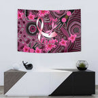 Breast Cancer Australian Aboriginal Tapestry I Wear Pink Because I Love My Cousin
