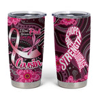 Breast Cancer Australian Aboriginal Tumbler Cup I Wear Pink Because I Love My Cousin
