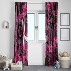 Breast Cancer Australian Aboriginal Window Curtain I Wear Pink Because I Love My Cousin