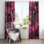 Breast Cancer Australian Aboriginal Window Curtain I Wear Pink Because I Love My Cousin